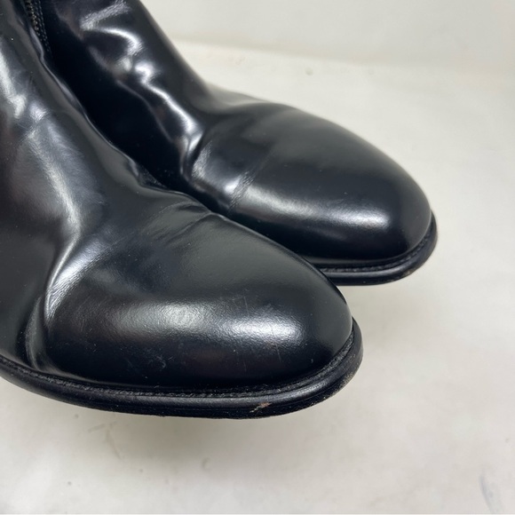 Armando Cabral black leather side zip boots sz 40 US 7 main image 6